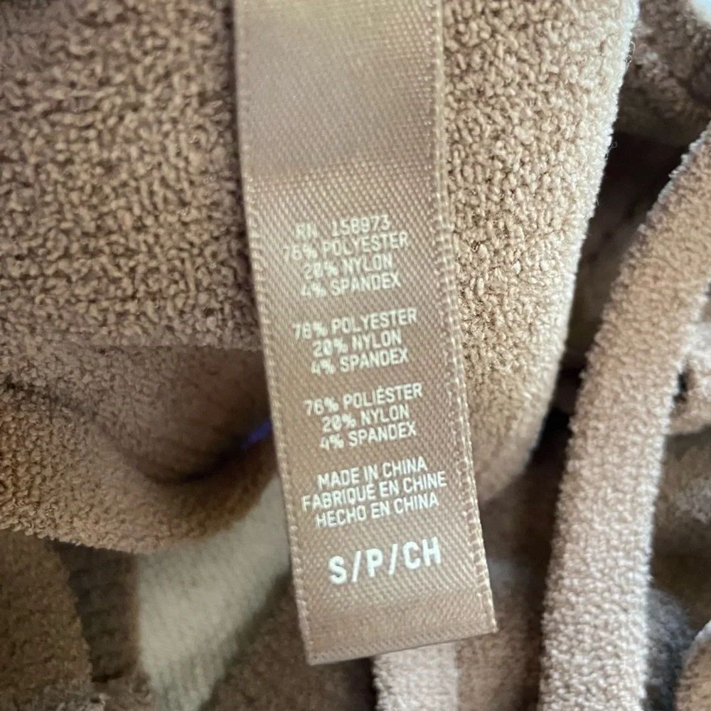 SKIMS Light Cozy Scoop Bralette Desert Tan Fuzzy Small - Picture 5 of 9